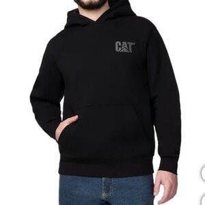 NWT CAT Men Sweatshirt BLACK
